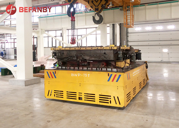 Battery Power Steerable Die And Mold Transport Cart