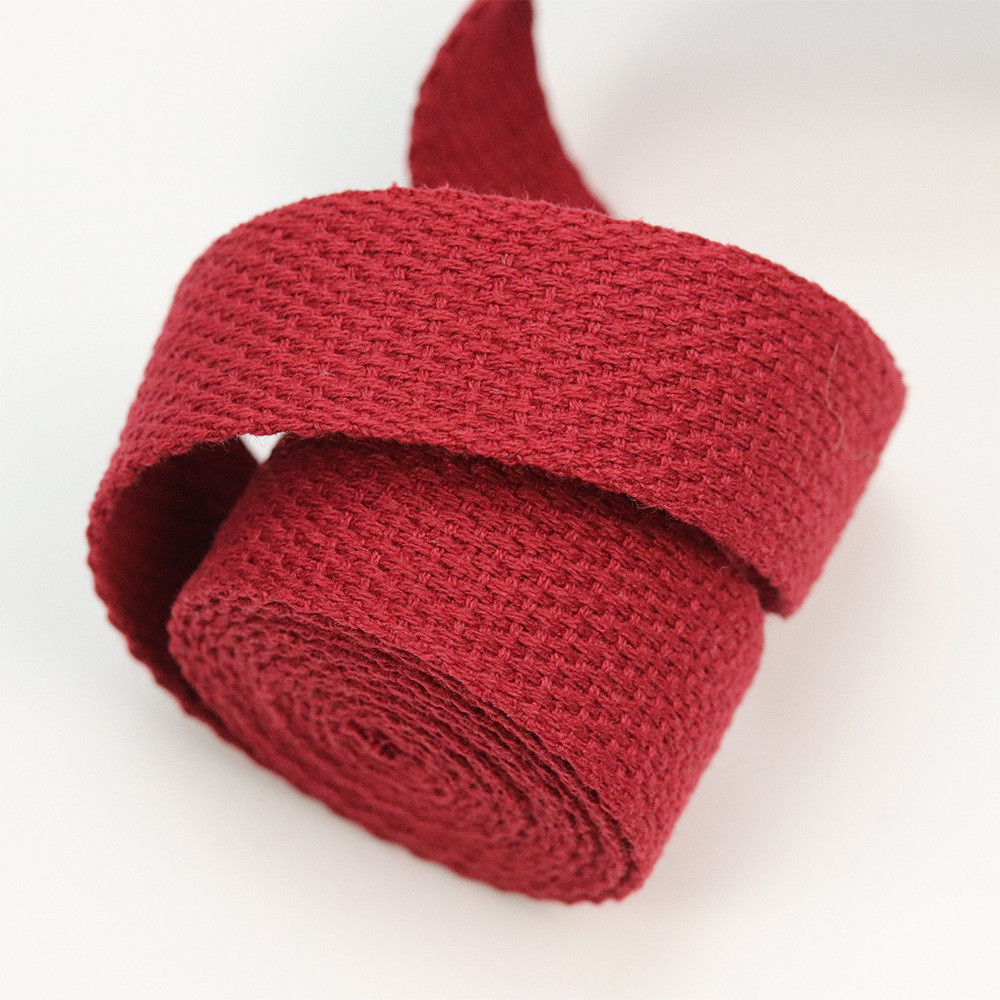 Plain Design Black Cotton Ribbon ODM 100 Cotton Grosgrain Ribbon