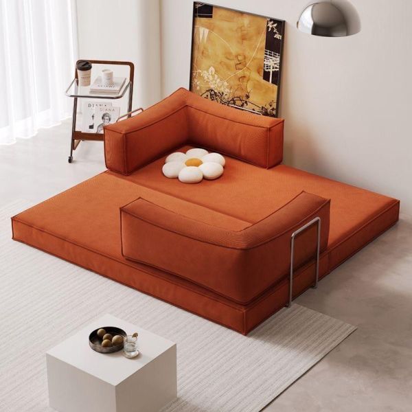 Modern Modular Folding Convertible Sofa Bed Tufted Reclining Full 35D Sponge Comfortable Cloud Couch Compressed Living Villa