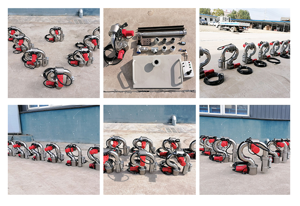 1100LPM Flow Customized Auto Electric Water Cannon with Remote Control 24V Effective Range 55M Rated Working Pressure 1.2Mpa