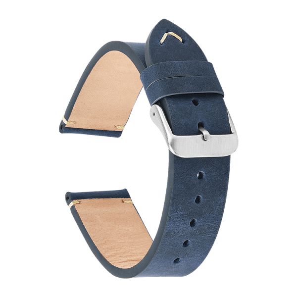 Quick-release Two-piece Leather Strap