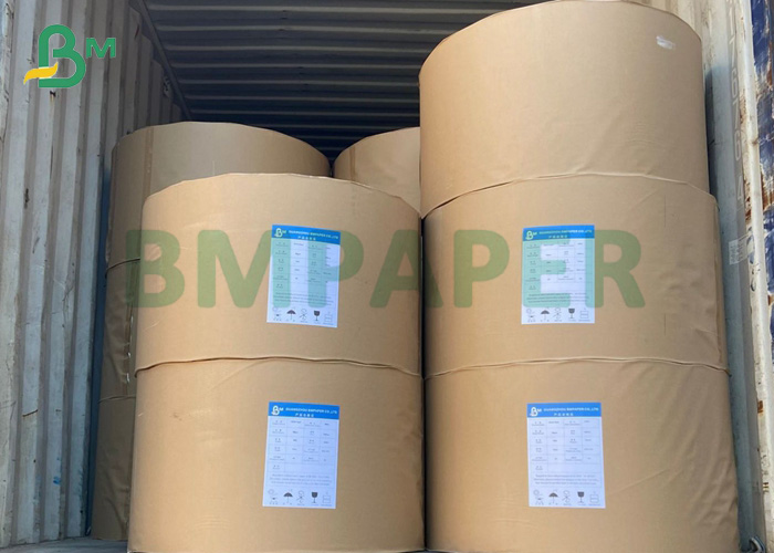 Folding Resistance Vrigin Brown Kraft Paper With 100% Wood pulp7
