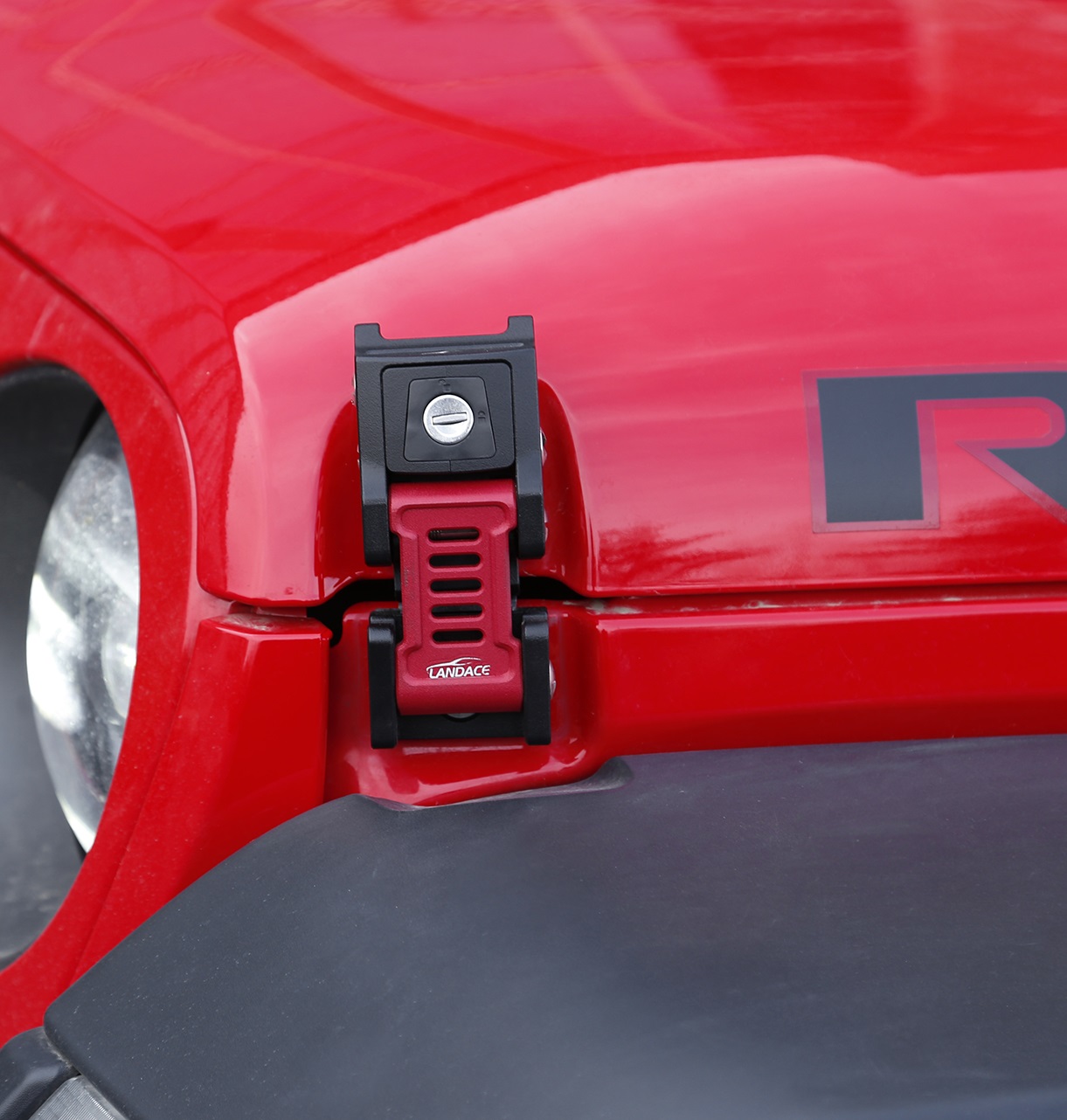 Aluminum Alloy Finish Metal Engine Hood Latch Lock Catches for Car Safety Protection