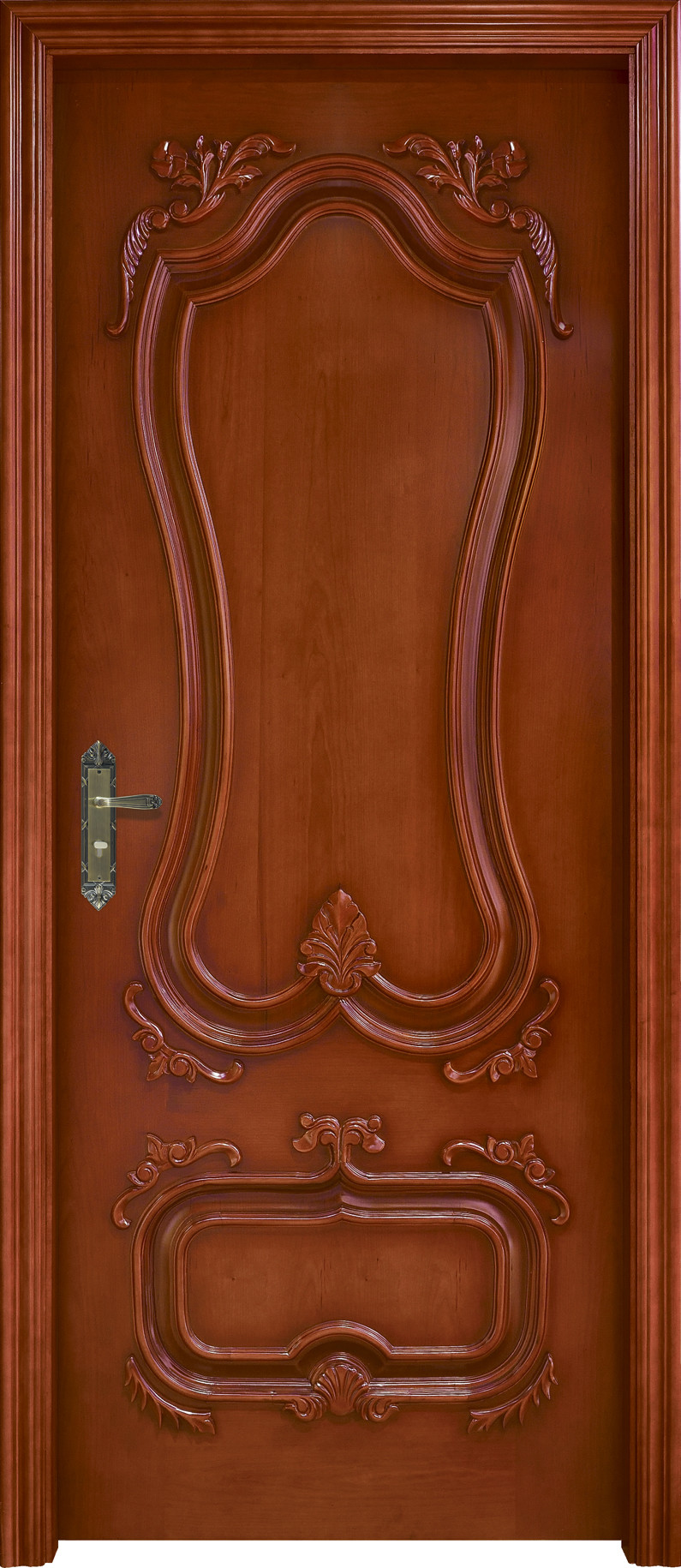 Double Open Wooden Fireproof Flush Door For Apartment Schools