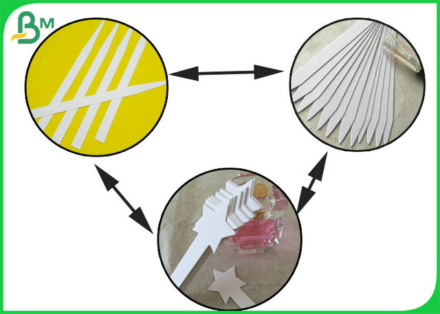  0.4MM - 2MM Thickness White color perfume testing paper board With Free Sample