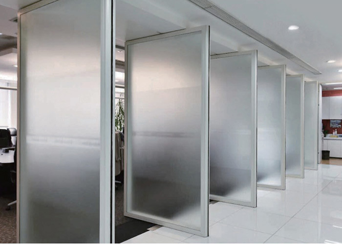 Office Hotel Partition Wall Indoor Glass Solid Shutters Dimming Glass Support Customization Many Selections