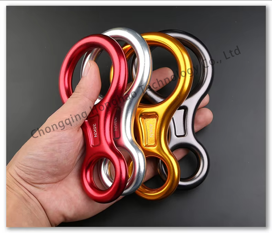 Outdoor Protection Tool Aluminum Alloy Safety Ring with Electrolytic Treatment Finish