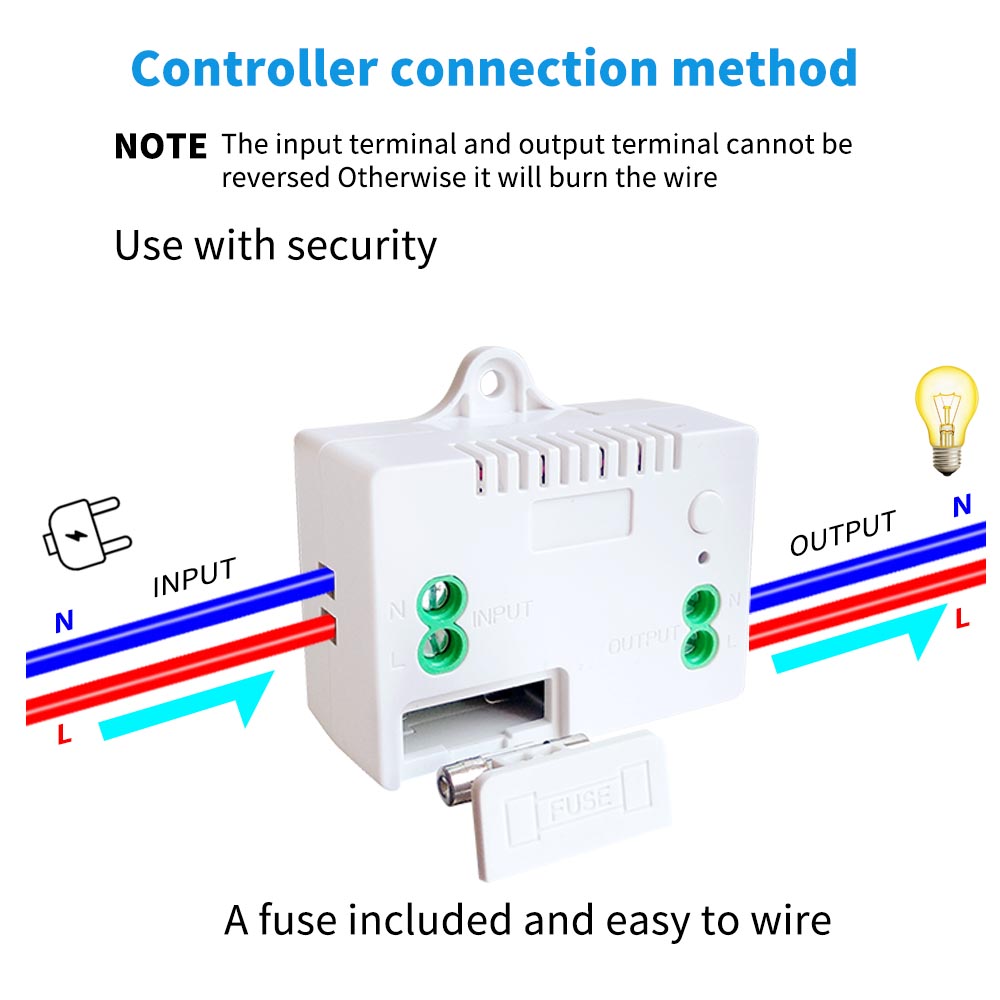 SIXWGH Wireless Wall Switch RF433MHZ RF Wireless Switch