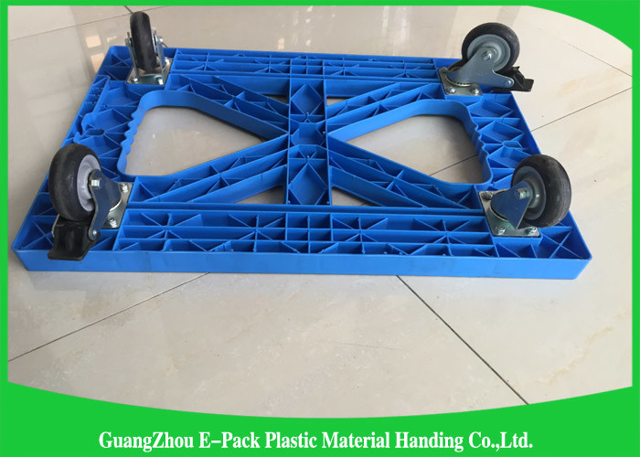 Logistics Stackable Plastic Moving Dolly Convenience Transport Long Service Life