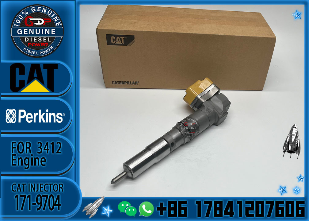 1563895 1697408 Engine Parts Fuel Injector 156-3895 169-7408 171-9704 For CAT Caterpillar 3412 1719704 engine