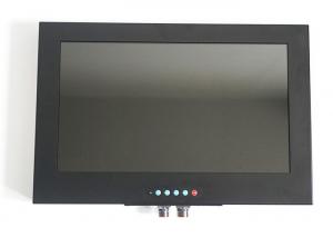 China AF Glass Reverse Polarity Protection 21.5 LCD Monitor 1000 Nits With Military Connnector D38999 on sale