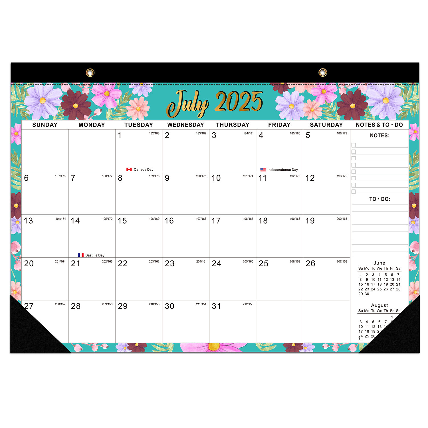 December End Month Custom Wall Calendar with Glossy Paper Type and Full Color Printing