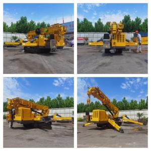 Quality Mini Electric Diesel Spider Lifting Equipment Crawler Spider Crane Fly Jib 3T 8T for sale