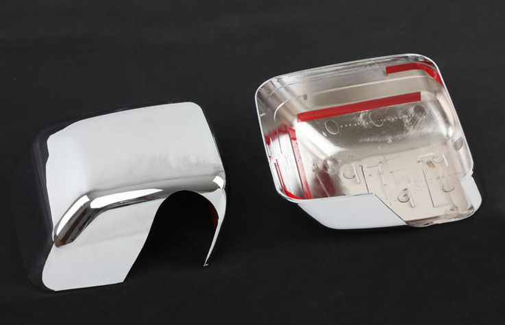 ABS Chrome door mirror cover For Jeep Wrangler JK 2007+ 4x4 auto accessoires