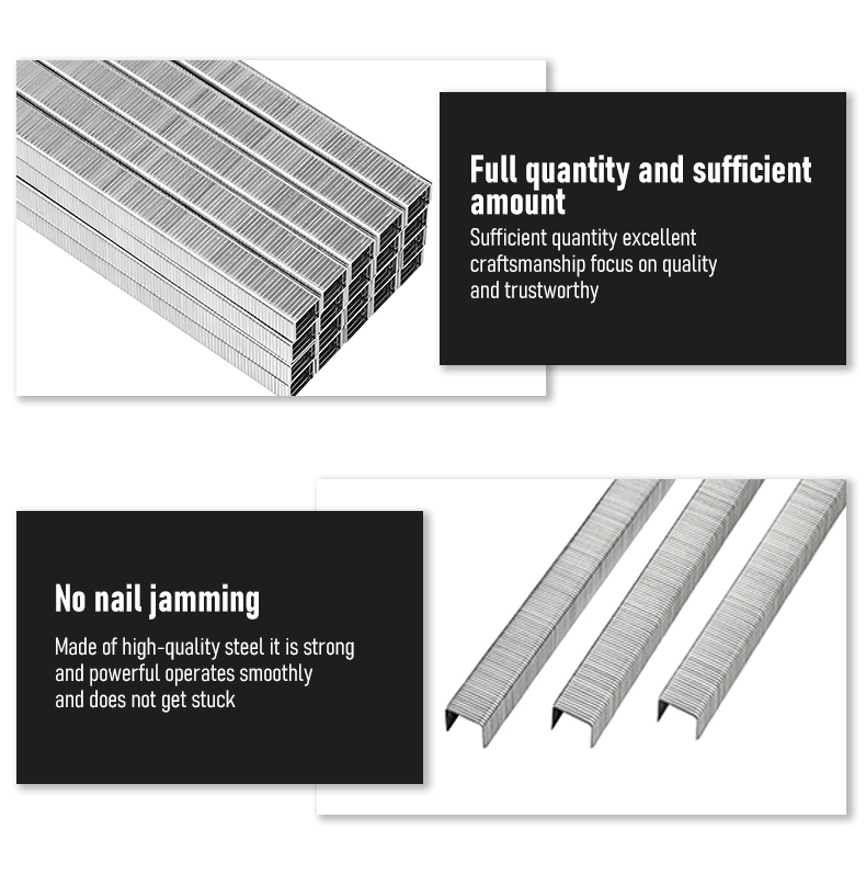 High Quality 1008J Galvanized Pneumatic Staples Iron Staples for Sofas & Furniture Rust-Proof Industrial Carton Staples