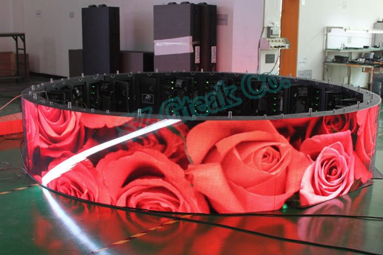 Custom small flexible led screen for exhibition