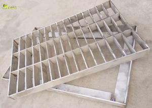 China Anti Skid Drain Grill Cover Serrated Flat Bar Steel Stair Treads Platform on sale