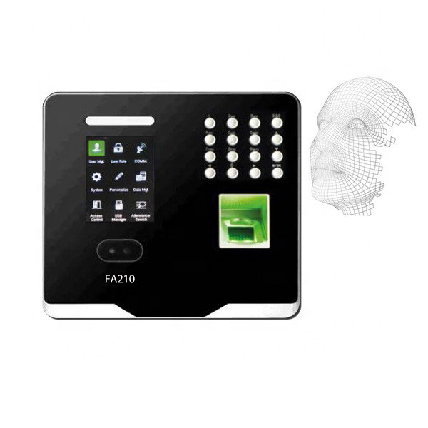 WIFI Function Facial Recognition Time Attendance System Friendly UI