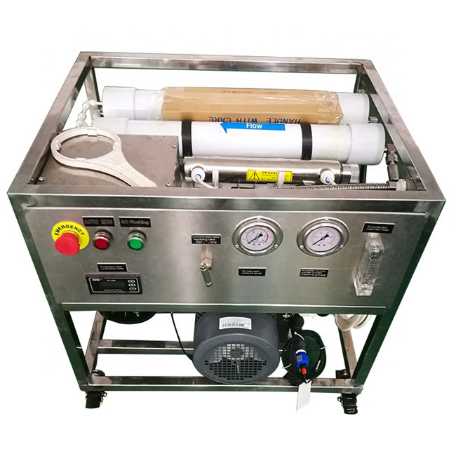 250LPH Seawater Desalination Machine For Drinking Water Plant