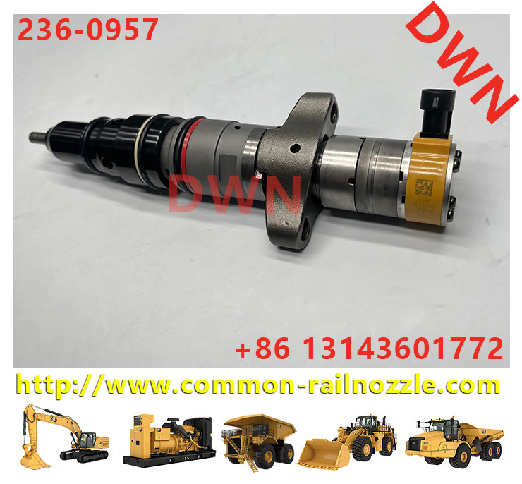 236-0957 Diesel Excavator Engine Parts Common Rail Injector 10R-9002 387-9436 267-9710 293-4574