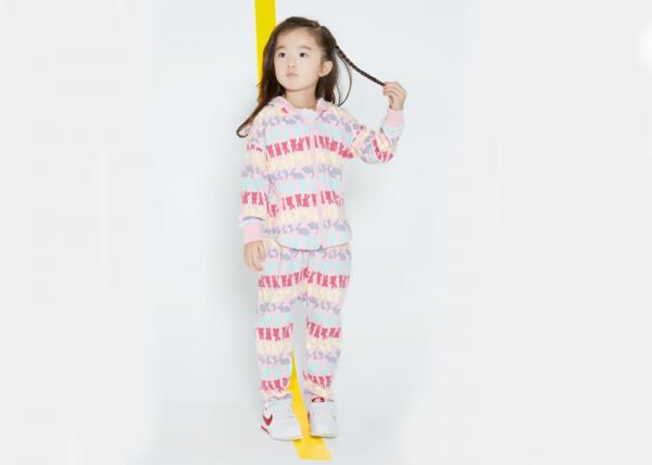 Buy Reactive Printing Kids Girls Clothes Size 8 Little Girls Long Sleeve Tops And Long Pant at wholesale prices