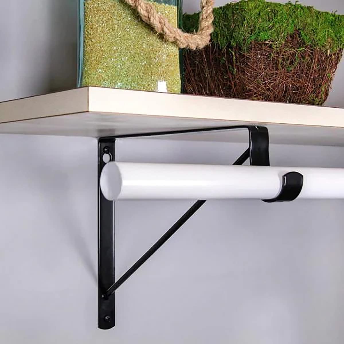 Triangle Bracket Sturdy Support for Your Adjustable Closet Shelves and Rod Bracket