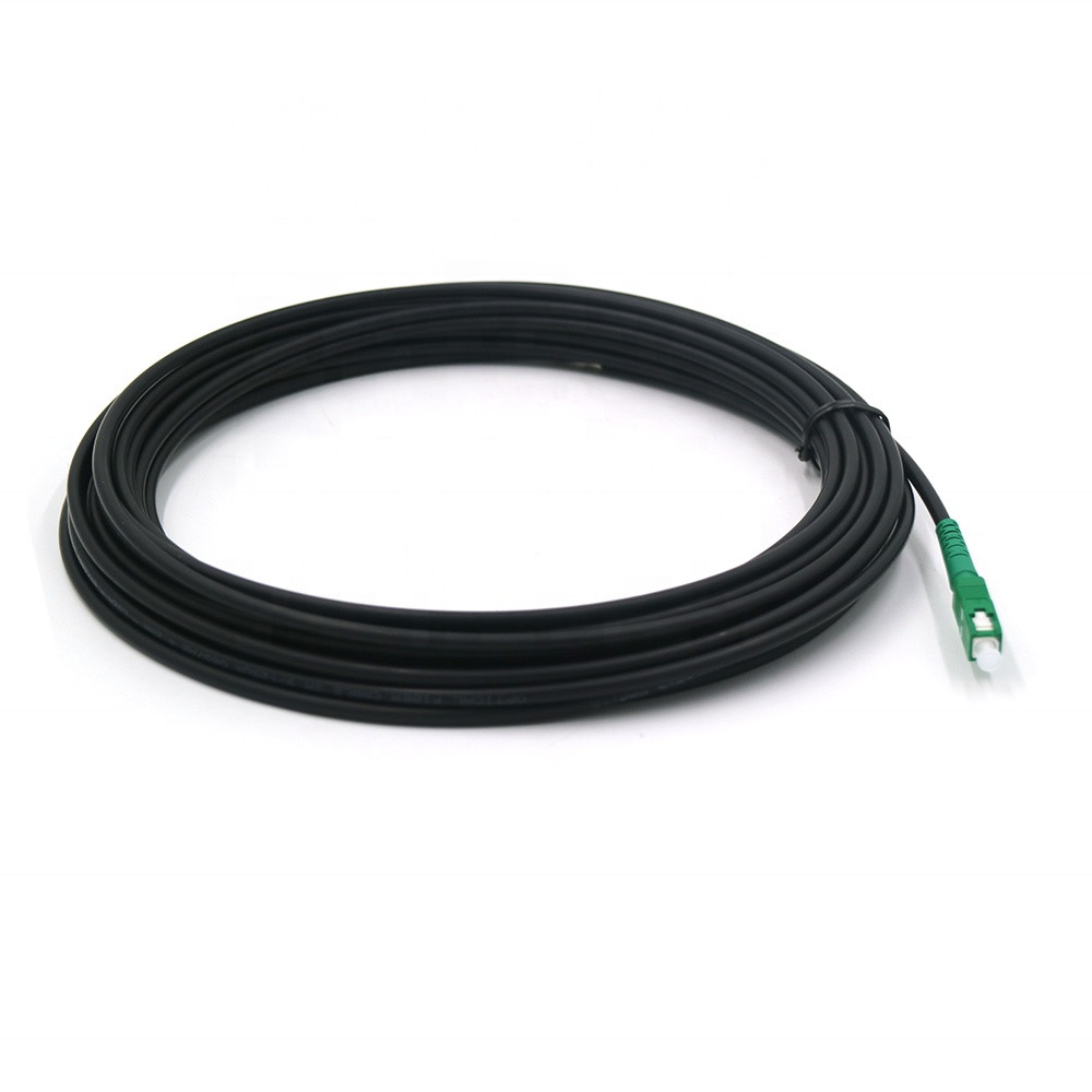LSZH G657A2 5.0mm FTTH Fiber Pigtail SC APC Drop Cable CATV
