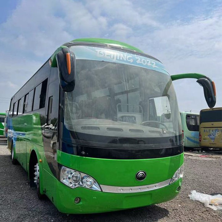 Refurbished 47 Seats Diesel Luxury Coach Bus with RHD and Engine Model YC6J245-30