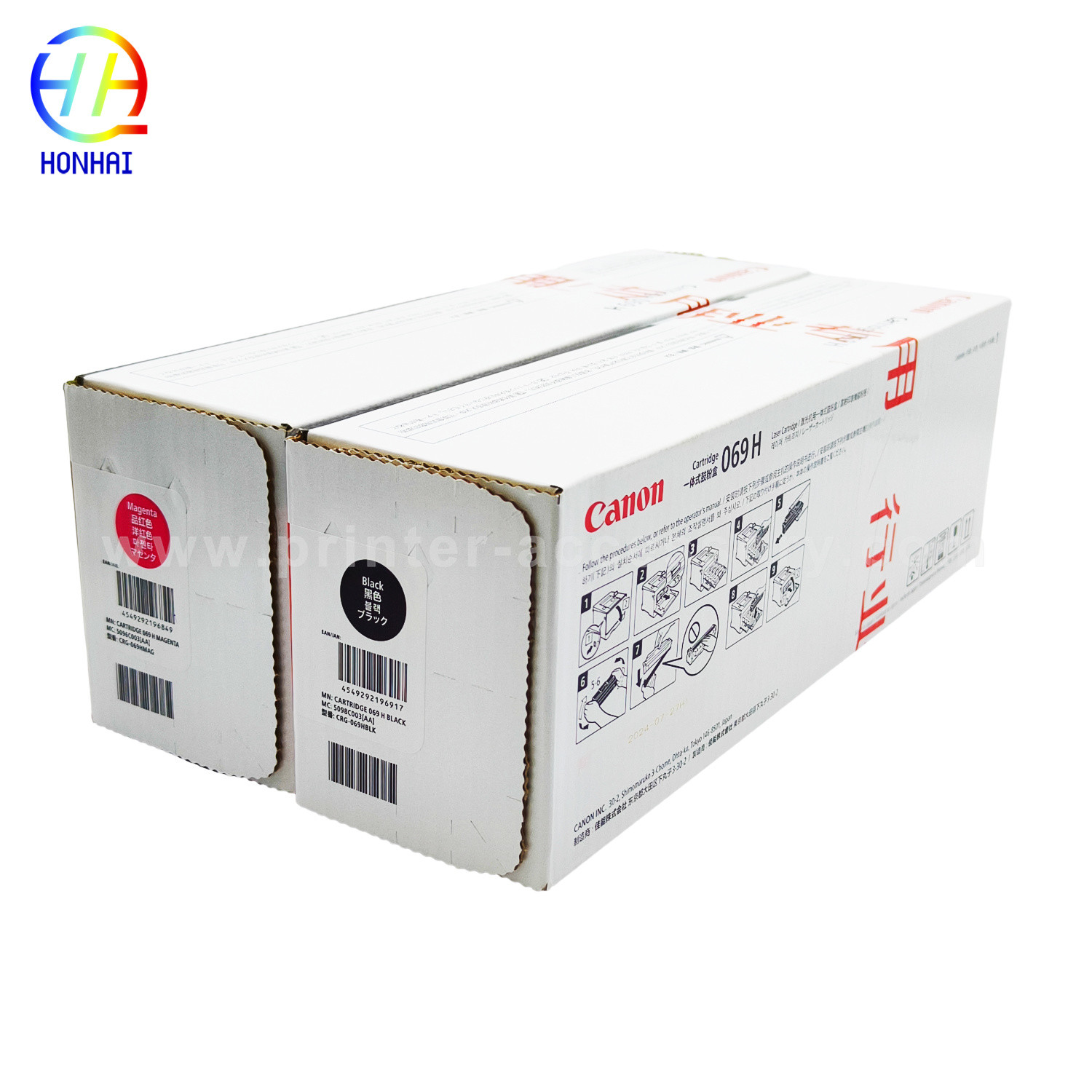 Original new Toner Cartridge for Canon Color imageCLASS MF753Cdw MF751Cdw LBP674Cdw 069H Printer Toner Cartridge