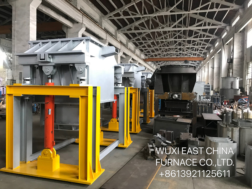 Cored Induction Copper Brass Bronze Melting Furnace , Upcasting Continuous Frequency Induction Furnace