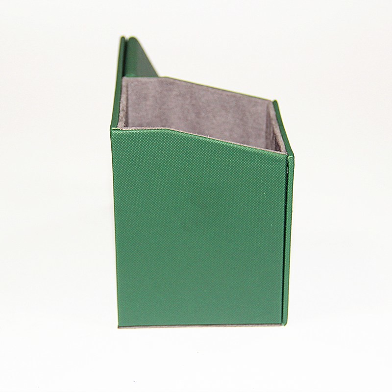 Multipurpose Leather Pencil Holder Desk Wireless Charging LED Custom Logo PU Leather Pen Holder
