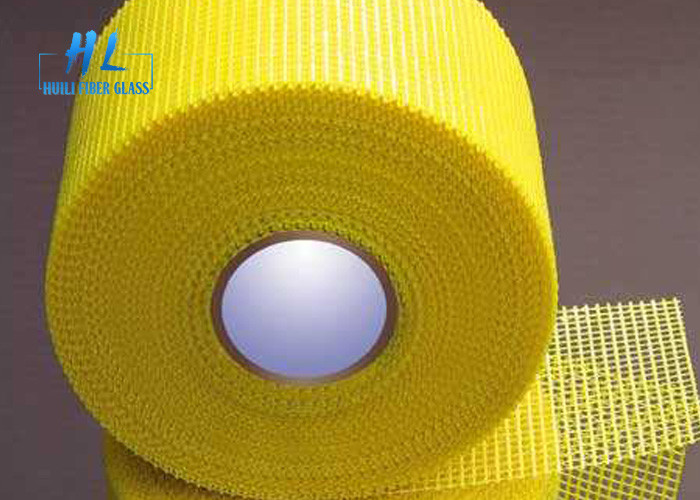 100mm Wide Self Adhesive Mesh Drywall Tape , Huili Self Adhesive Scrim Tape