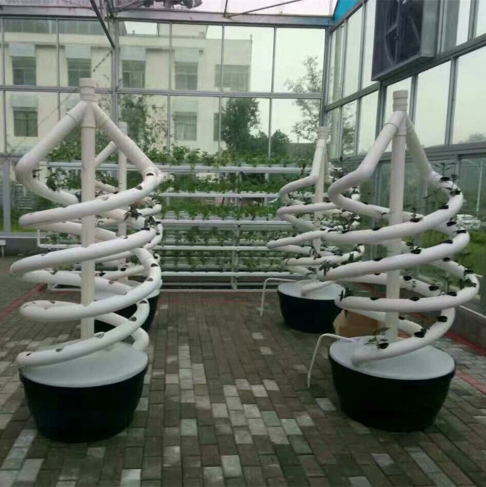 Spiral Hydroponics Farm Vertical Hydroponics System