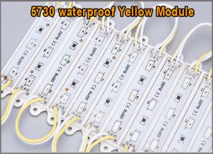 China High quality 5730 3 led modules yellow color for 12V outdoor signage and Flat cut lettering shop signs on sale