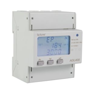 China RS485  / Modbus-RTU 154~264Vac Din Rail Energy Meter ADL400 on sale