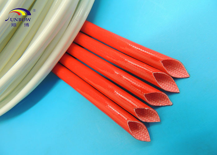Self-extinguishable Silicone Fiberglass Sleeving Multi Color Silicon Tubing Insulation Sleeve