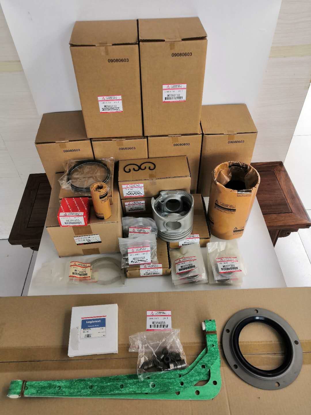 Excavator Kato 1430 HD1430 6D16T Engine Cylinder Liner Assembly