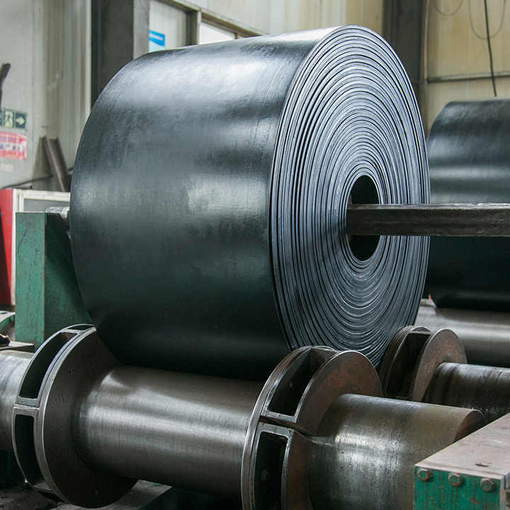 UCER EP100 EP150 EP200 Long-Lasting Durable Black Rubber Conveyor Belts Various Environment