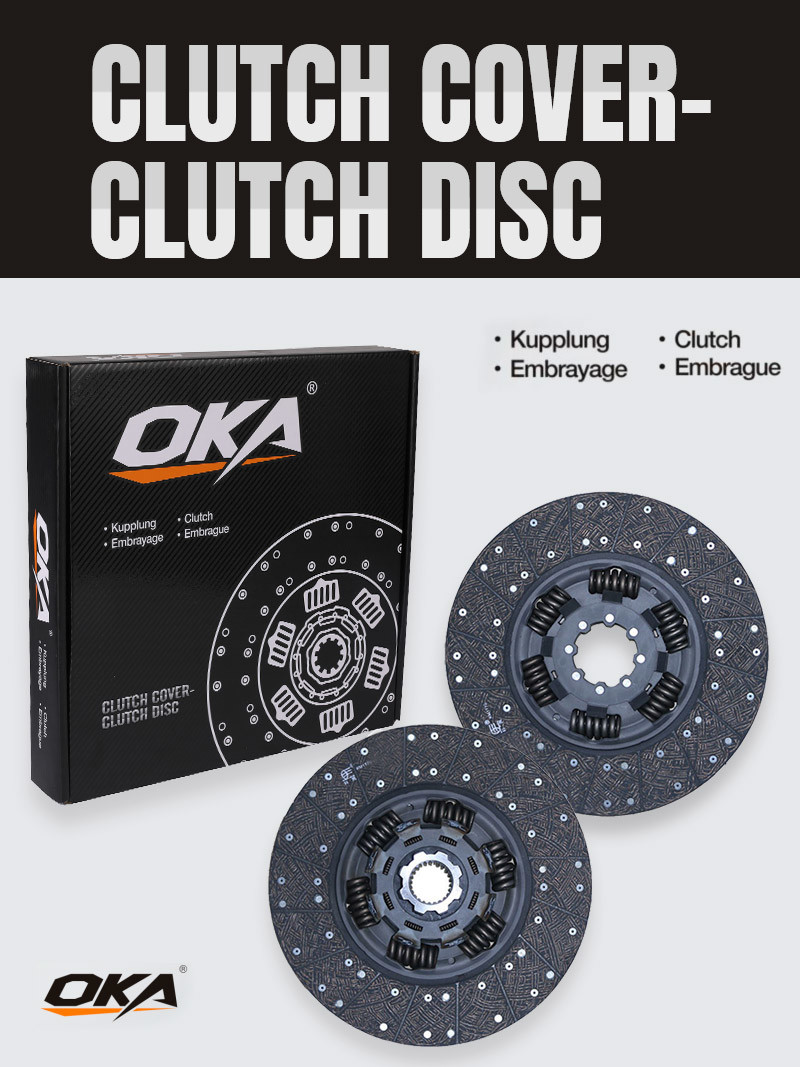 1862193105 Truck Clutch Disc For ACTROS Ar Gyfer 400MM With Eight Open Spring
