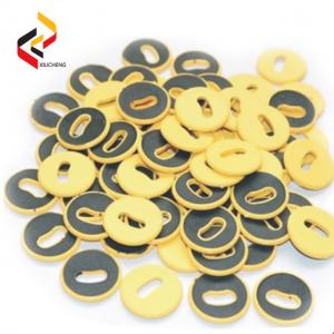 China Professional wholesale PPS ABS washable HF button NFC laundry tag Water Proof Laundry RFID Coin Tag on sale