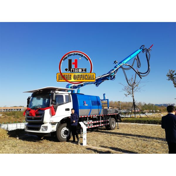 Easy Operation JIUHE Brand Wet Concrete Shotcrete Pump Machine For Grouting Pump Spraying 30M3/H Output