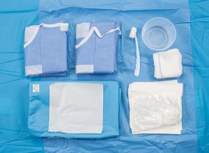 Quality Blue Medical Angiography Procedure Packs , Wrapping Surgical Packs Consumables for sale