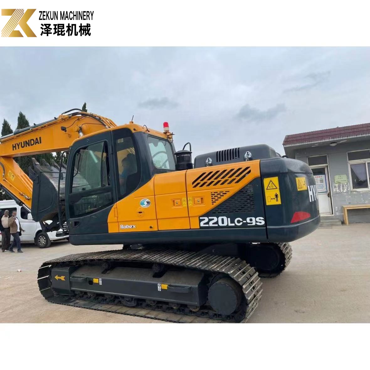 22T Used Hyundai 220LC Excavator 220LC-9 220LC-9S 0.92m3 Bucket
