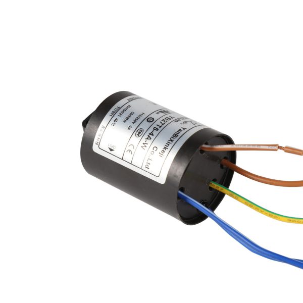 YB27T5 Wire Output EMI Filter Black Black Plastic Housing Power Filter For