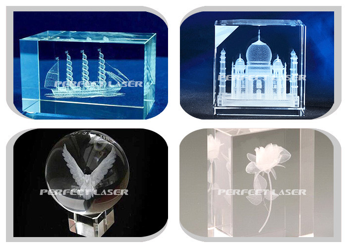 High Precise Laser Engraving Machines For Acrylic / Crystal / Glass