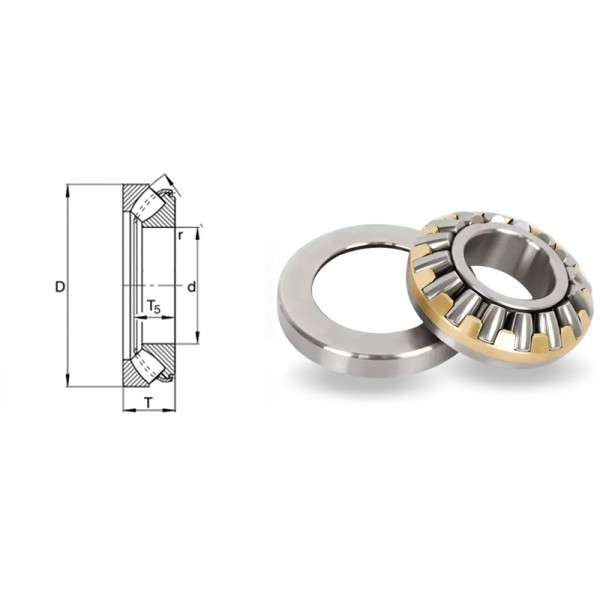 High Precision Thrust spherical roller bearing 29280M 400*540*85mm 9039280 Aerospace Bearing