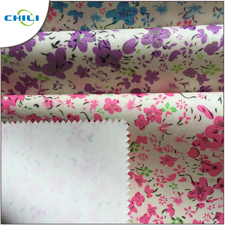Withstand Scratches Printed Faux Leather Fabric Durable Long Lasting Time