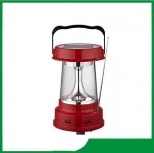 China Mini camping solar lantern, portable solar lantern with mobile phone charger, radio, solar garden lantern sale on sale