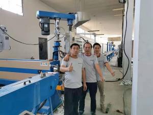 Power Cable Extruder Machine , Customized PLC Control System