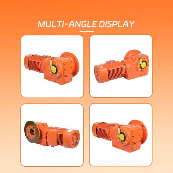 Custom Industrial-Grade Coaxial Helical Gear Motor with High Torque Output Wide Input Speed Range and Durable Construction